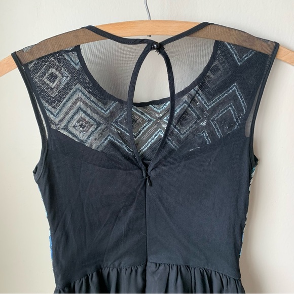 Love Reign sequin top mesh back mini dress - Picture 4 of 5